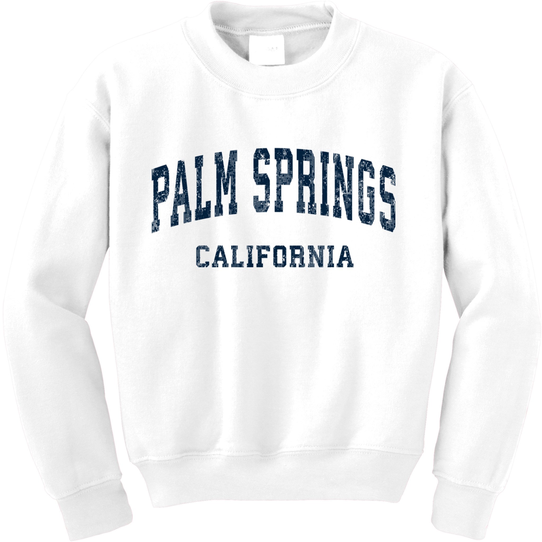 Palm Springs California Ca Vintage Varsity Sports Kids Sweatshirt