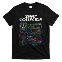 Passport Stamp Collector Wanderer And Adventurer T-Shirt