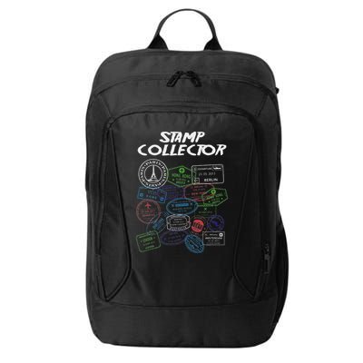Passport Stamp Collector Wanderer And Adventurer City Backpack