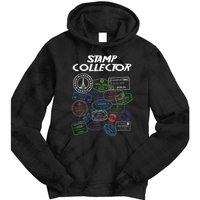 Passport Stamp Collector Wanderer And Adventurer Tie Dye Hoodie
