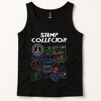 Passport Stamp Collector Wanderer And Adventurer Tank Top