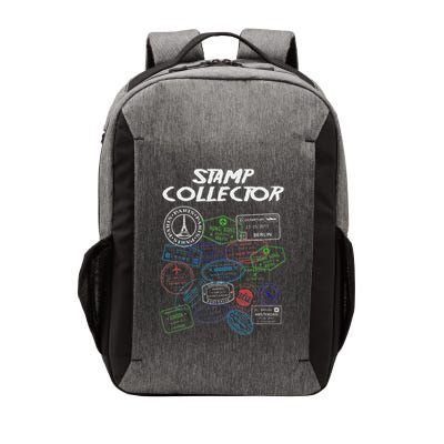 Passport Stamp Collector Wanderer And Adventurer Vector Backpack