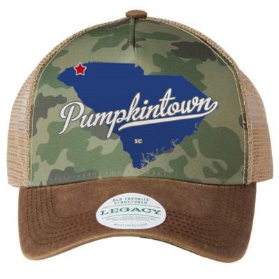 Pumpkintown South Carolina Sc Map Legacy Tie Dye Trucker Hat