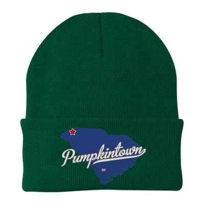 Pumpkintown South Carolina Sc Map Knit Cap Winter Beanie