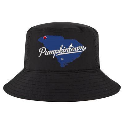 Pumpkintown South Carolina Sc Map Cool Comfort Performance Bucket Hat