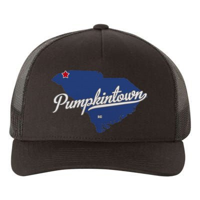 Pumpkintown South Carolina Sc Map Yupoong Adult 5-Panel Trucker Hat