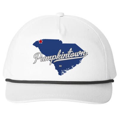 Pumpkintown South Carolina Sc Map Snapback Five-Panel Rope Hat