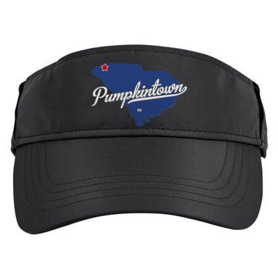 Pumpkintown South Carolina Sc Map Adult Drive Performance Visor