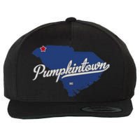 Pumpkintown South Carolina Sc Map Wool Snapback Cap