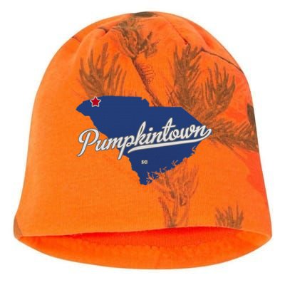 Pumpkintown South Carolina Sc Map Kati - Camo Knit Beanie