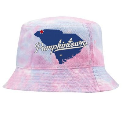 Pumpkintown South Carolina Sc Map Tie-Dyed Bucket Hat