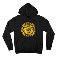 Pittsburgh Steel City Pennsylvania 412 Home Vintage Hoodie