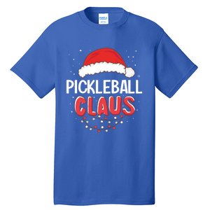 Pickleball Santa Claus Christmas Matching Costume Cool Gift Tall T-Shirt