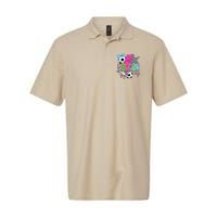 Preppy Soccer Coquette Checkered Star Mama Polo