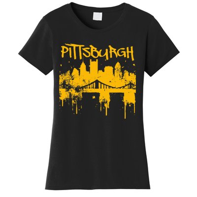 Pittsburgh Steel City Skyline Women's T-Shirt