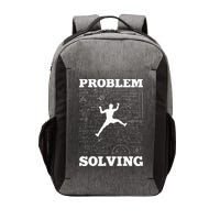Problem Solving Climber Rock Climbing Bouldering Pun Funny Vector Backpack