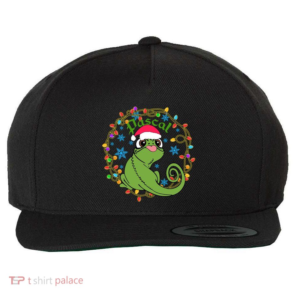 Pascal Santa Christmas Lights Santa Pascal Frog Christmas Wool Snapback Cap