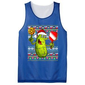 Pickleball Santa Claus Ugly Christmas Pattern Gift Mesh Reversible Basketball Jersey Tank