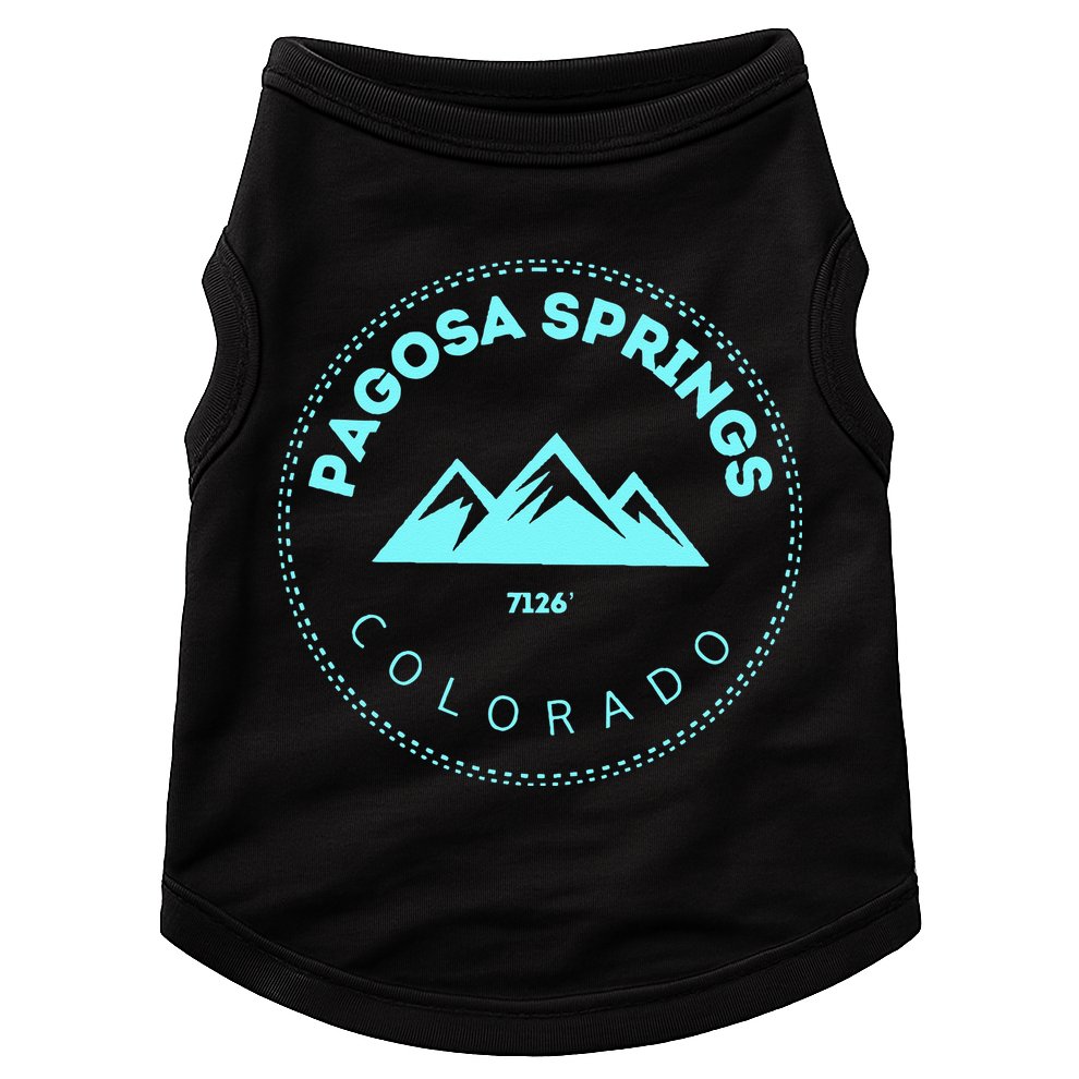 Pagosa Springs Colorado Mountain Town Elevated CO Skiing Doggie Tank