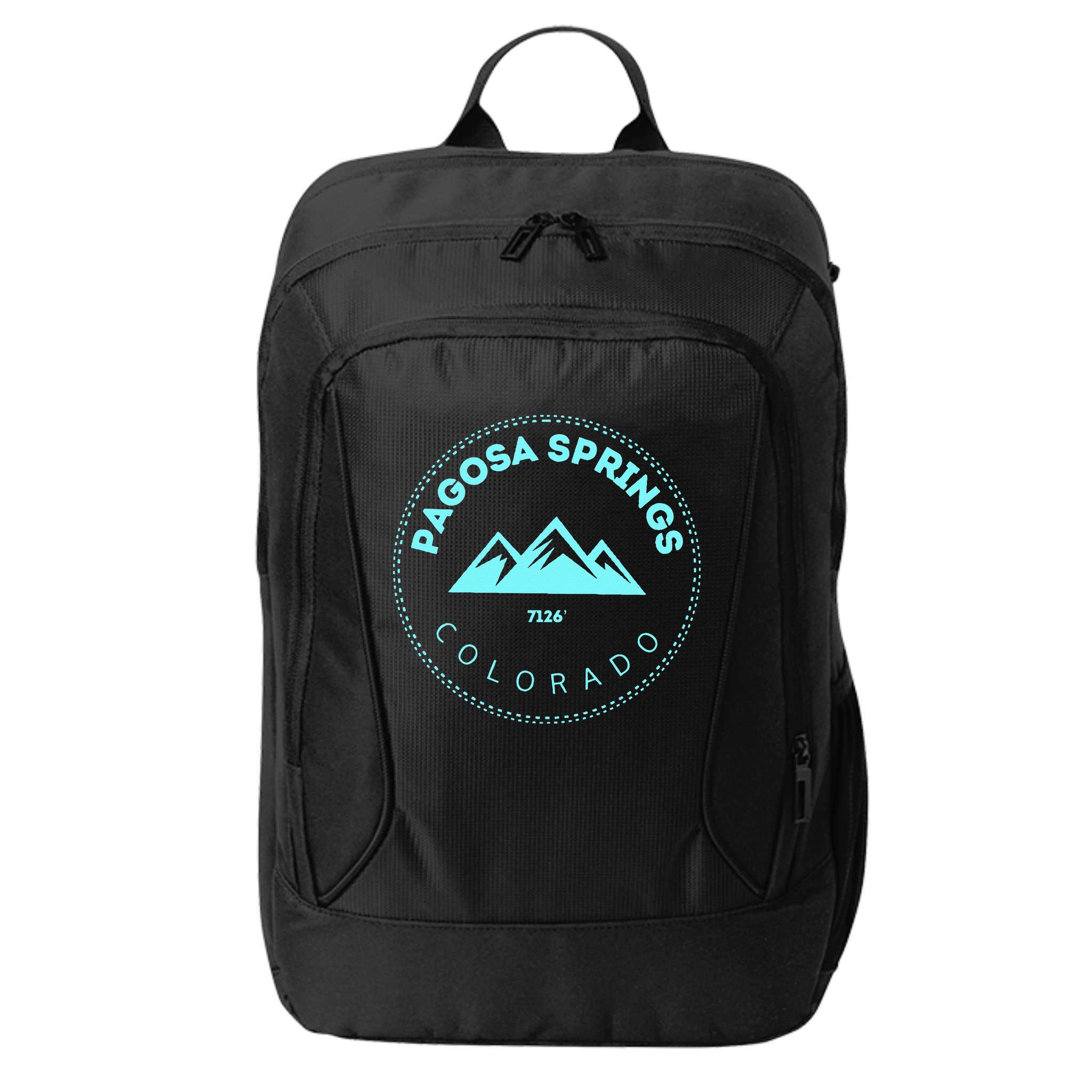 Pagosa Springs Colorado Mountain Town Elevated CO Skiing City Backpack