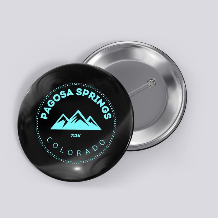 Pagosa Springs Colorado Mountain Town Elevated CO Skiing Button