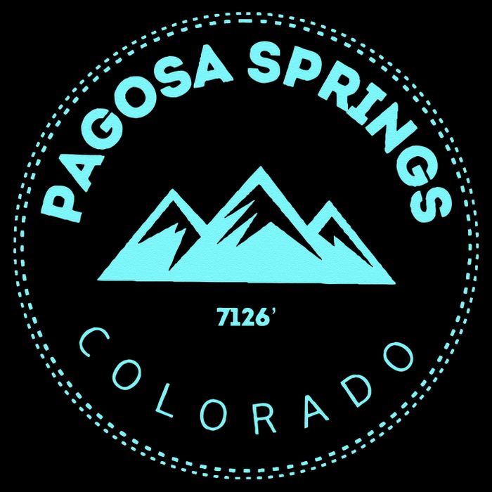 Pagosa Springs Colorado Mountain Town Elevated CO Skiing Button