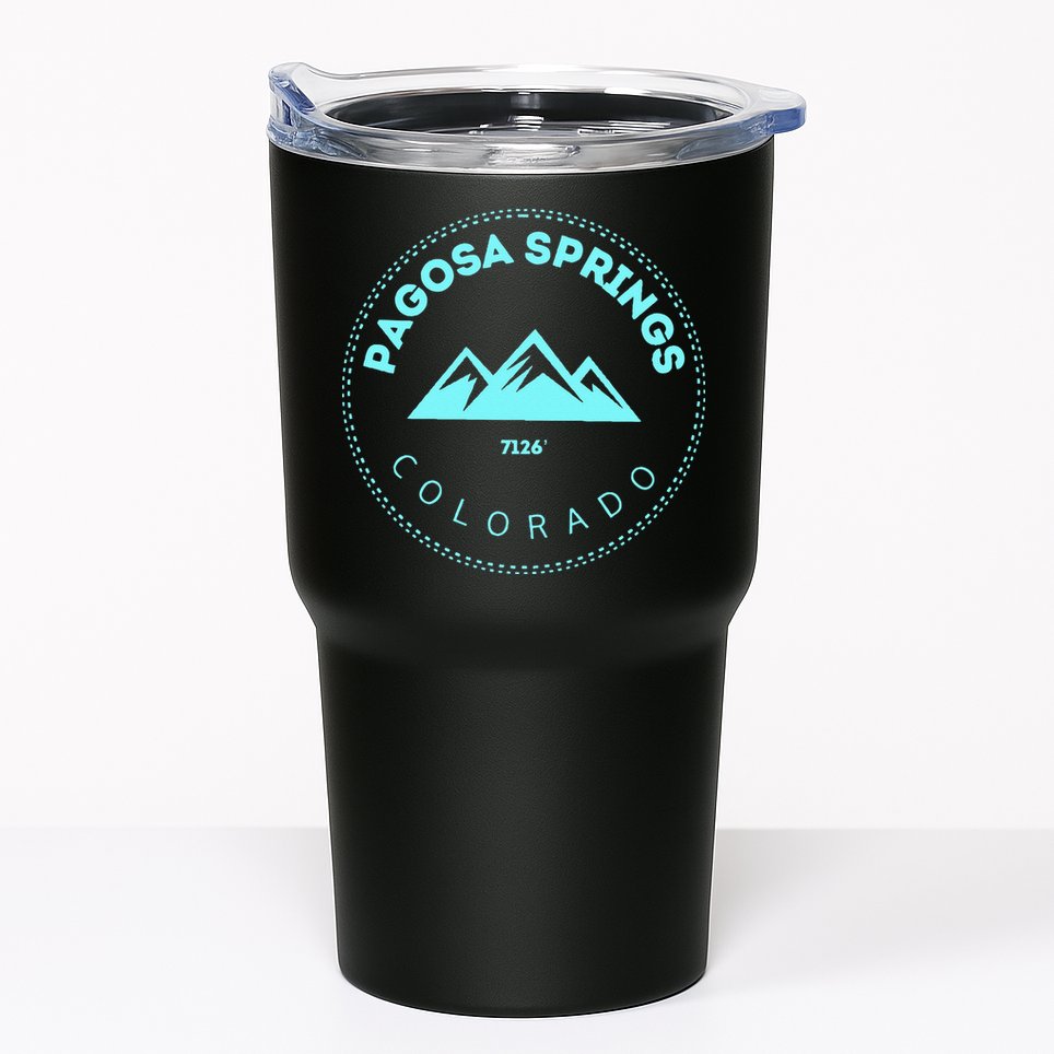Pagosa Springs Colorado Mountain Town Elevated CO Skiing Tumbler