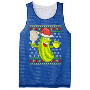 Pickleball Santa Claus Ugly Christmas Pattern Gift Mesh Reversible Basketball Jersey Tank