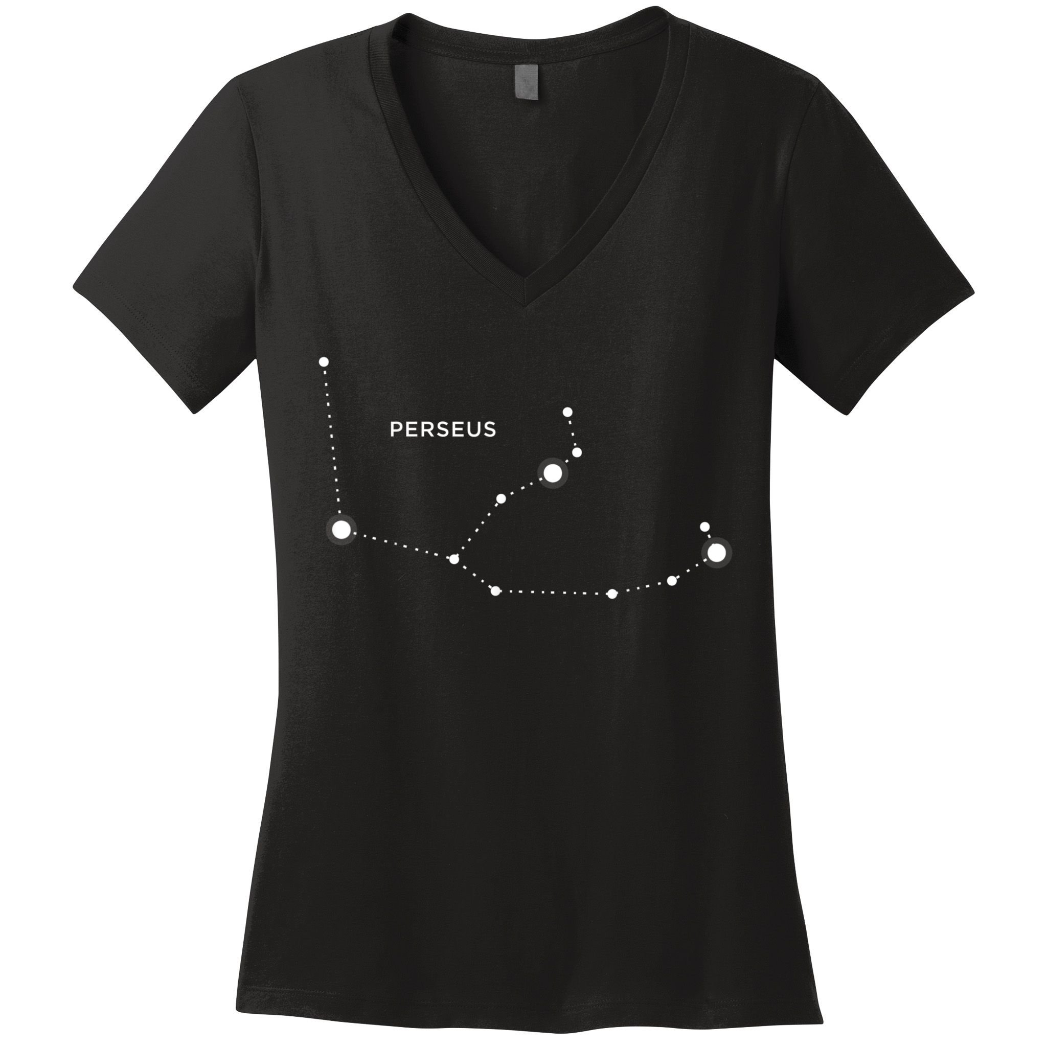 Perseus Star Constellation Zodiac Astronomy Women's V-Neck T-Shirt