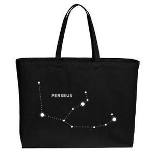 Perseus Star Constellation Zodiac Astronomy Cotton Canvas Jumbo Tote