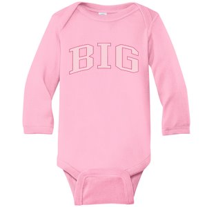 Pink Sorority Crewneck Sweatshirt Baby Long Sleeve Bodysuit