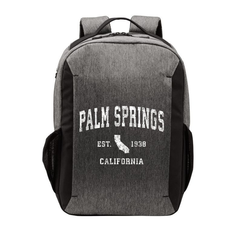 Palm Springs California Ca Vintage Established Athletic Sports Design Vector Backpack