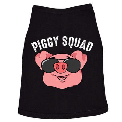 Piggy Squad Cute Pig Farmer Animal Lovers Funny Farm Gift Doggie Tank