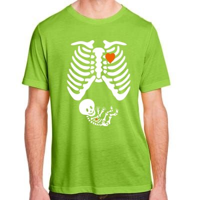 Pregnant Skeleton Costume Halloween Pregnancy Gift Adult ChromaSoft Performance T-Shirt