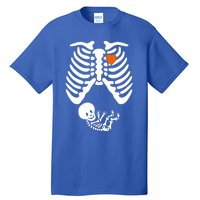 Pregnant Skeleton Costume Halloween Pregnancy Gift Tall T-Shirt