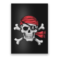 Pirate Skull Crossbones Halloween Costume Boy Poster