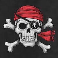 Pirate Skull Crossbones Halloween Costume Boy Trucker Hat