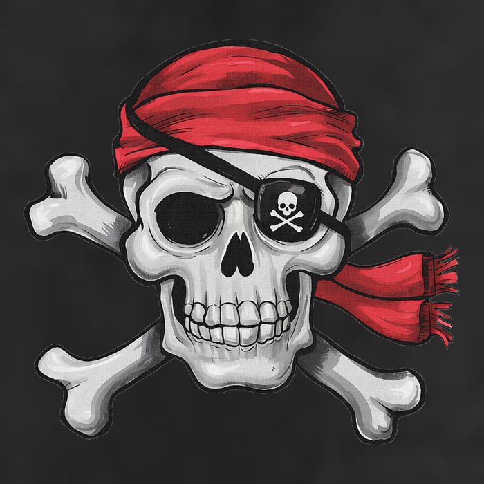 Pirate Skull Crossbones Halloween Costume Boy Trucker Hat