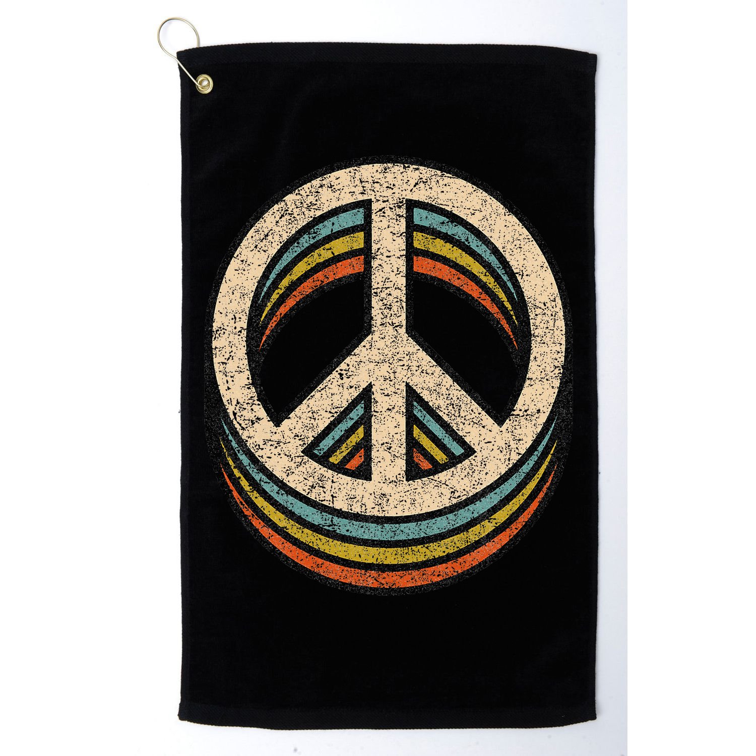 Peace Sign Cool Vintage 60s 70s 80s Women Casual Golf Towel