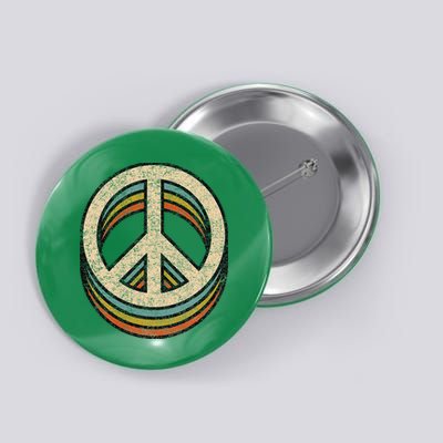 Peace Sign Cool Vintage 60s 70s 80s Women Casual Button