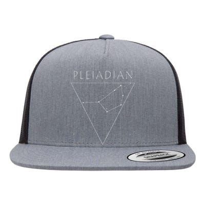 Pleiadian Star Constellation Starseed Flat Bill Trucker Hat