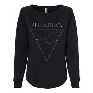 Pleiadian Star Constellation Starseed Womens California Wash Sweatshirt