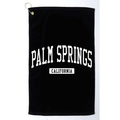 Palm Springs California Ca Vintage Athletic Sports Design Golf Towel
