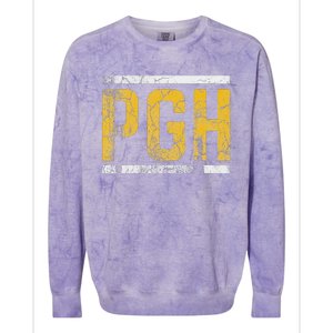 Pittsburgh Steel City Pennsylvania 412 Home Colorblast Crewneck Sweatshirt