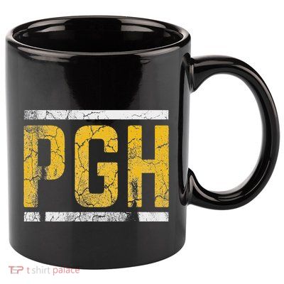 Pittsburgh Steel City Pennsylvania 412 Home 11oz C Handle Ceramic Mug