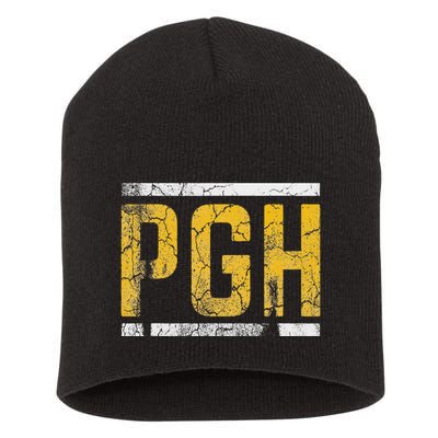 Pittsburgh Steel City Pennsylvania 412 Home Short Acrylic Beanie