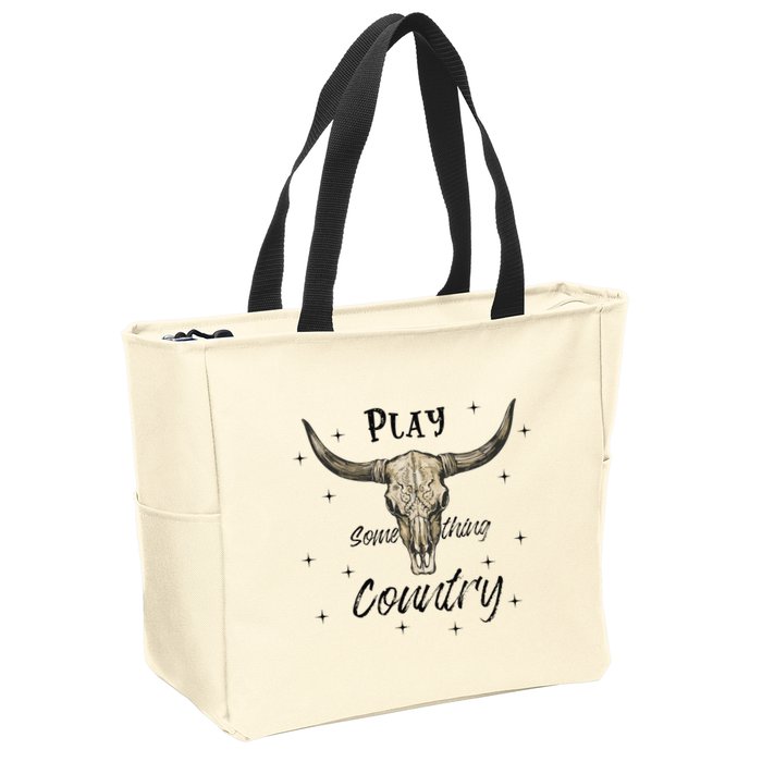 Play Something Country Zip Tote Bag