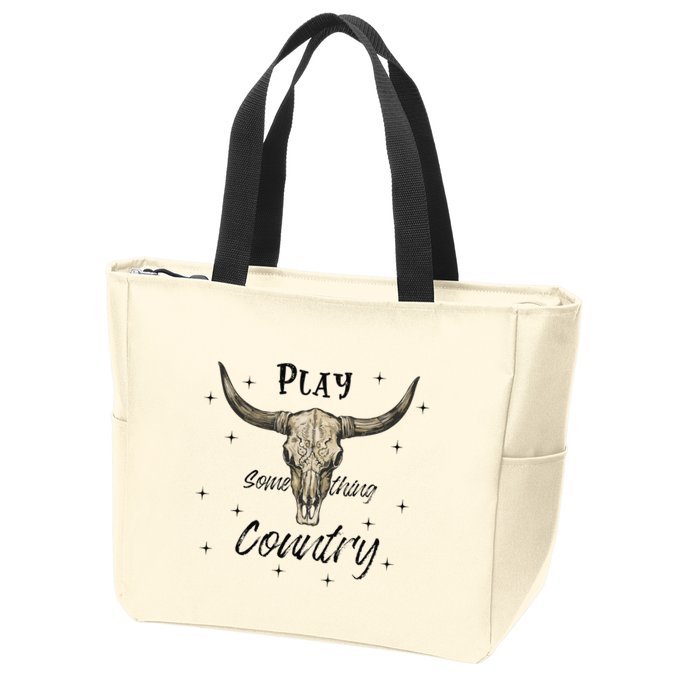 Play Something Country Zip Tote Bag