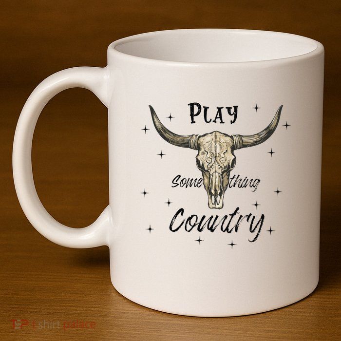 Play Something Country 11oz C Handle Ceramic Mug