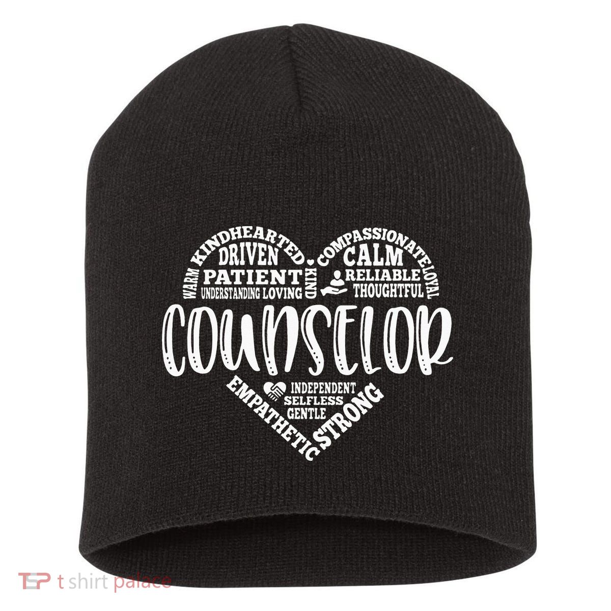 Proud School Counselor Student Counseling Profession Short Acrylic Beanie